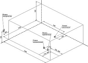 Минибассейн Радомир Цезарь Silver 188х174 белый купить в интернет-магазине Sanbest