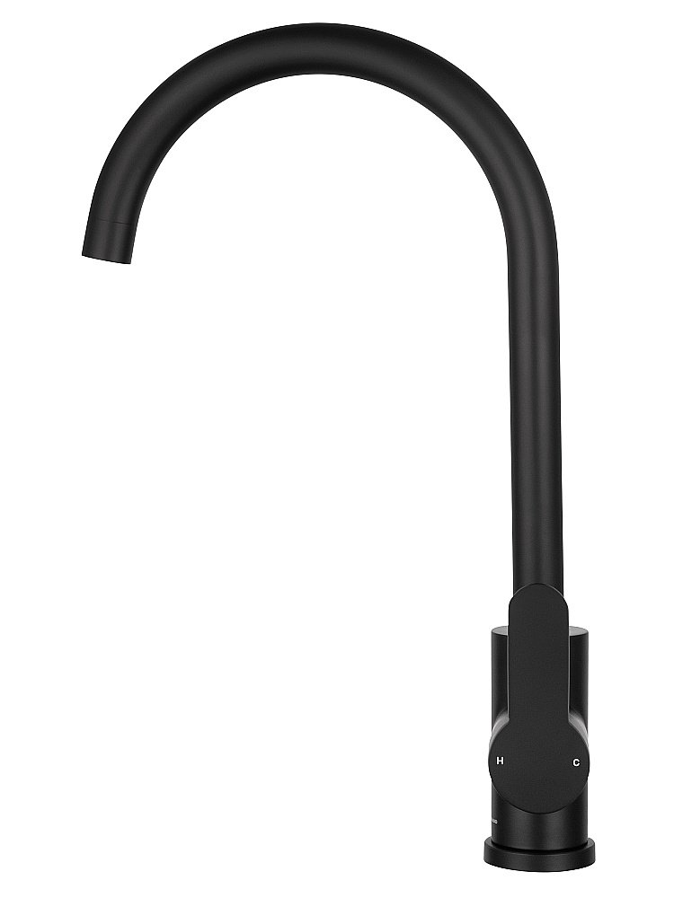 Смеситель для кухни WONZON & WOGHAND WW-AE4554-MB черный матовый купить в интернет-магазине сантехники Sanbest