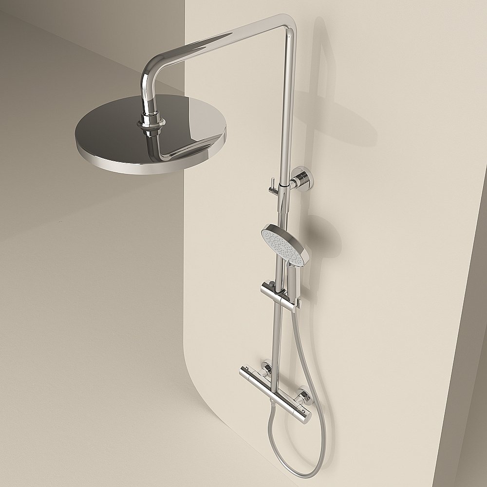 Душевая система Sancos Teo SC11001CH хром купить в интернет-магазине сантехники Sanbest