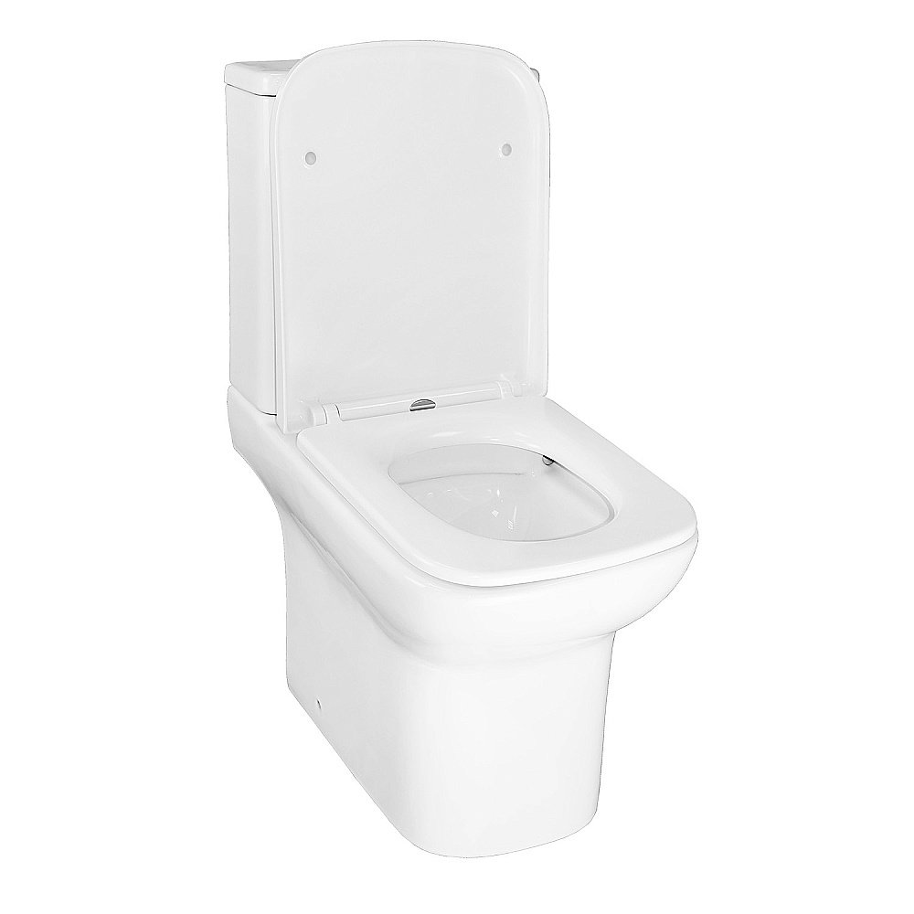 Унитаз напольный Azario Alba AZ-8323 белый безободковый, с бачком, с крышкой микролифт купить в интернет-магазине Sanbest