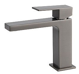 Смеситель для раковины Kaiser Cube 01211-15 вороненая сталь купить в интернет-магазине сантехники Sanbest