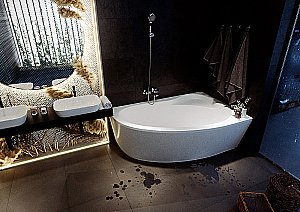 Ванна Aquatek Фиджи 170х110 белая с панелью купить в интернет-магазине Sanbest