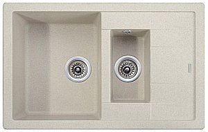 Мойка кухонная Kaiser KG2M-7850-S песочная купить в интернет-магазине сантехники Sanbest