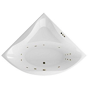 Ванна акриловая EXCELLENT Glamour SMART WAEX.GLA15.SMART.BR 150x150 белая с гидромассажем купить в интернет-магазине Sanbest