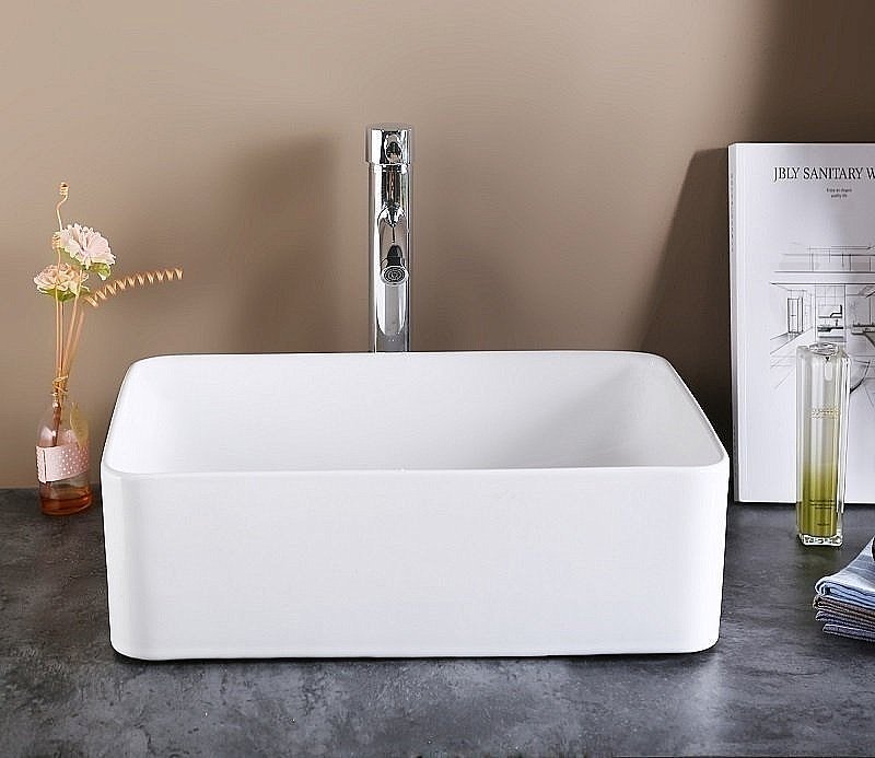 Раковина накладная Ceramalux N 48 9103 белая купить в интернет-магазине Sanbest