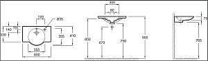 Раковина Jacob Delafon FORMILIA SPHERIK 60 E4506-00 белая купить в интернет-магазине Sanbest