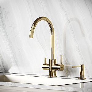 Смеситель для кухни Sancos Taper SC4012ZG полированное золото купить в интернет-магазине сантехники Sanbest