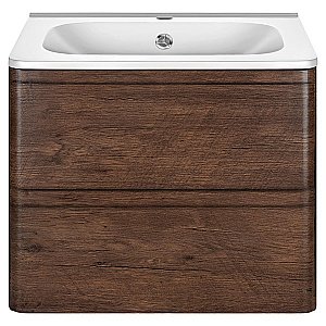 Тумба с раковиной Vincea Vico 60 темное дерево для ванной в интернет-магазине Sanbest
