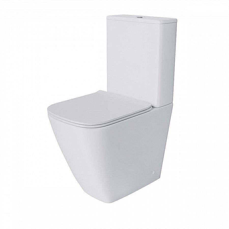 Унитаз-компакт Grossman Style GR-4472S безободковый, с крышкой микролифт, с бачком, белый купить в интернет-магазине Sanbest