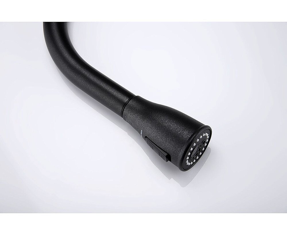 Смеситель для кухни Paulmark Lange La214212-BLM черный  купить в интернет-магазине сантехники Sanbest