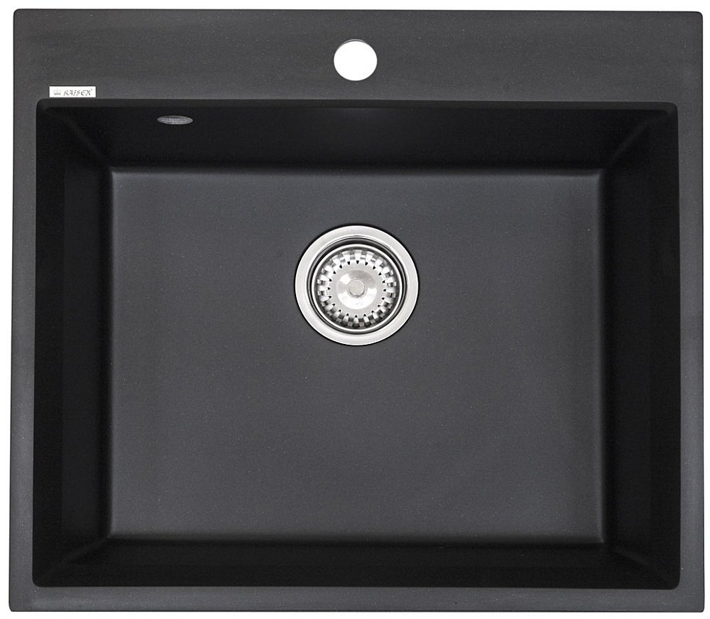 Мойка кухонная Kaiser KMM-5056 BS черная купить в интернет-магазине сантехники Sanbest