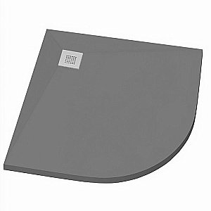 Душевой поддон Good Door Essentia R ЛП00315 80x80 графит купить в интернет-магазине Sanbest