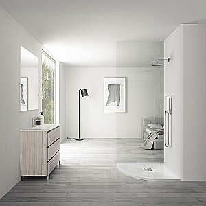 Душевой поддон Vincea VST-4SQ1010W 100х100 белый матовый купить в интернет-магазине Sanbest