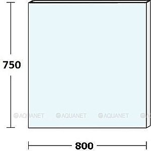 Зеркало LED De Aqua СИТИ 188062 80x75 в ванную от интернет-магазине сантехники Sanbest