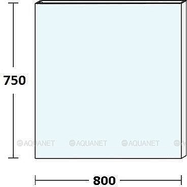 Зеркало LED De Aqua СИТИ 188062 80x75 в ванную от интернет-магазине сантехники Sanbest