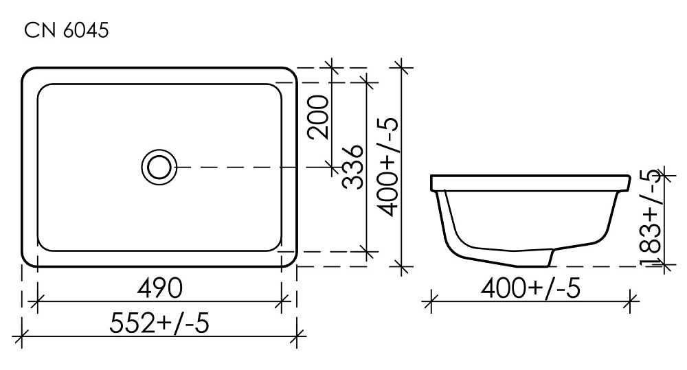 Раковина Ceramica Nova Element CN6045 купить в интернет-магазине Sanbest