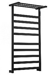 Полотенцесушитель электрический WONZON & WOGHAND FRANKFURT WW-A1029-MB черный матовый купить в интернет-магазине сантехники Sanbest