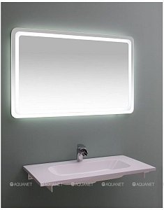 Зеркало LED De Aqua СМАРТ 205766 120x75 в ванную от интернет-магазине сантехники Sanbest