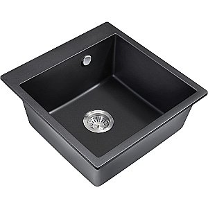Мойка кухонная Milacio Murcia 51 Cuarzo MC.77021 черная матовая купить в интернет-магазине сантехники Sanbest
