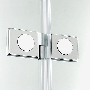 Душевой уголок NEW TRENDY NEW RENOMA 90x100 стекло прозрачное/профиль хром купить в интернет-магазине Sanbest