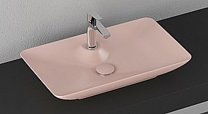 Раковина ISVEA SistemaY Clear 64 10SY50065SV-2S лососевый матовый купить в интернет-магазине Sanbest