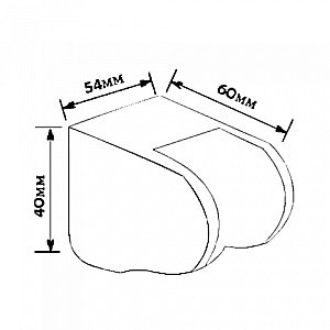 Держатель ручного душа Orange O-Shower OWB-A-W белый купить в интернет-магазине сантехники Sanbest