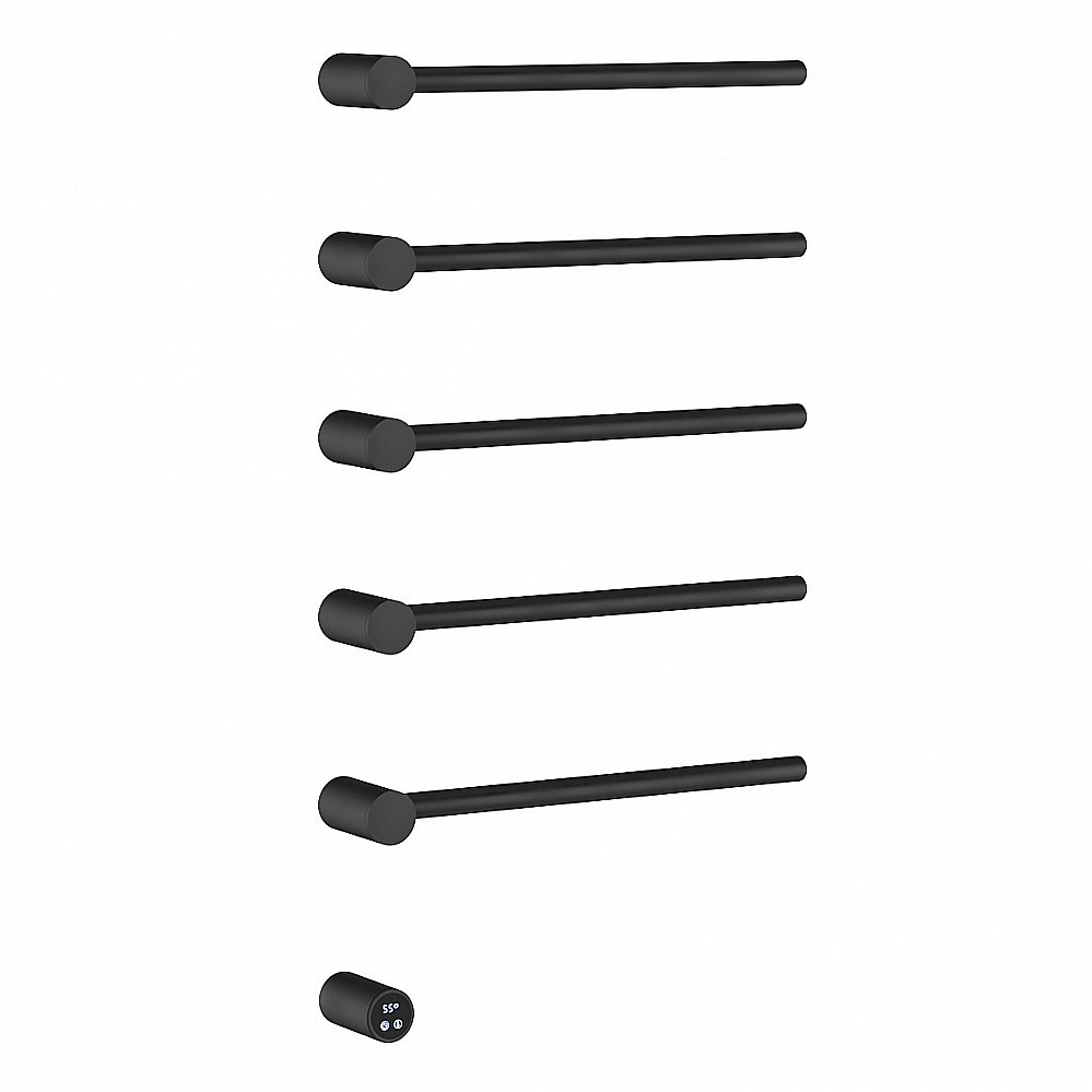 Полотенцесушитель электрический ABBER Charme AH4005B черный матовый купить в интернет-магазине сантехники Sanbest