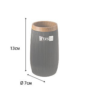 Стакан Fixsen Black Boom FX-411-3 черный купить в интернет-магазине сантехники Sanbest