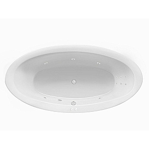 Гидромассажная ванна Excellent Lumina 190х95 LINE WAEX.LUM19.LINE.WH белая глянцевая купить в интернет-магазине Sanbest