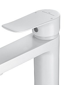 Смеситель для раковины WONZON & WOGHAND Blend, Белый матовый (WW-A40222-MW) купить в интернет-магазине сантехники Sanbest