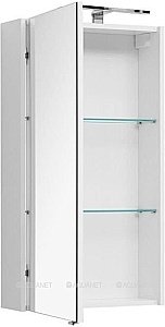 Зеркальный шкаф Aquanet Августа 50 белый купить в интернет-магазине сантехники Sanbest