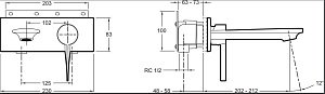 Cмеситель для раковины Jacob Delafon STANCE E9106-CP купить в интернет-магазине сантехники Sanbest