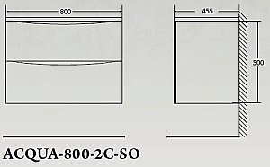 Тумба с раковиной BelBagno ACQUA 80 Rovere Rustico для ванной в интернет-магазине Sanbest