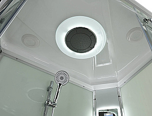 Душевая кабина AvaCan EM Серия EM2912 LEDT 120х90 с гидромассажем, с подсветкой, прозрачная купить в интернет-магазине Sanbest