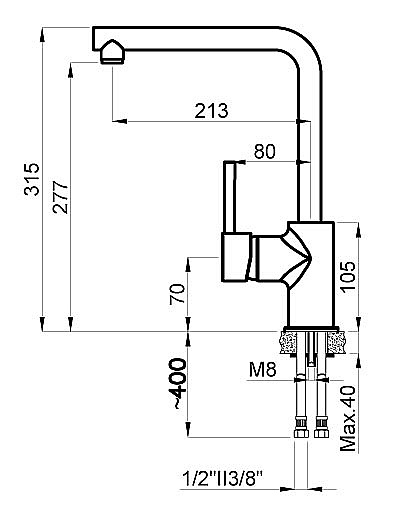 Смеситель для кухни Azario EVANS AZ-152944316 белый матовый купить в интернет-магазине сантехники Sanbest