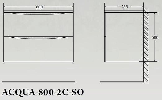 Тумба с раковиной BelBagno ACQUA 80 Rovere Rustico для ванной в интернет-магазине Sanbest