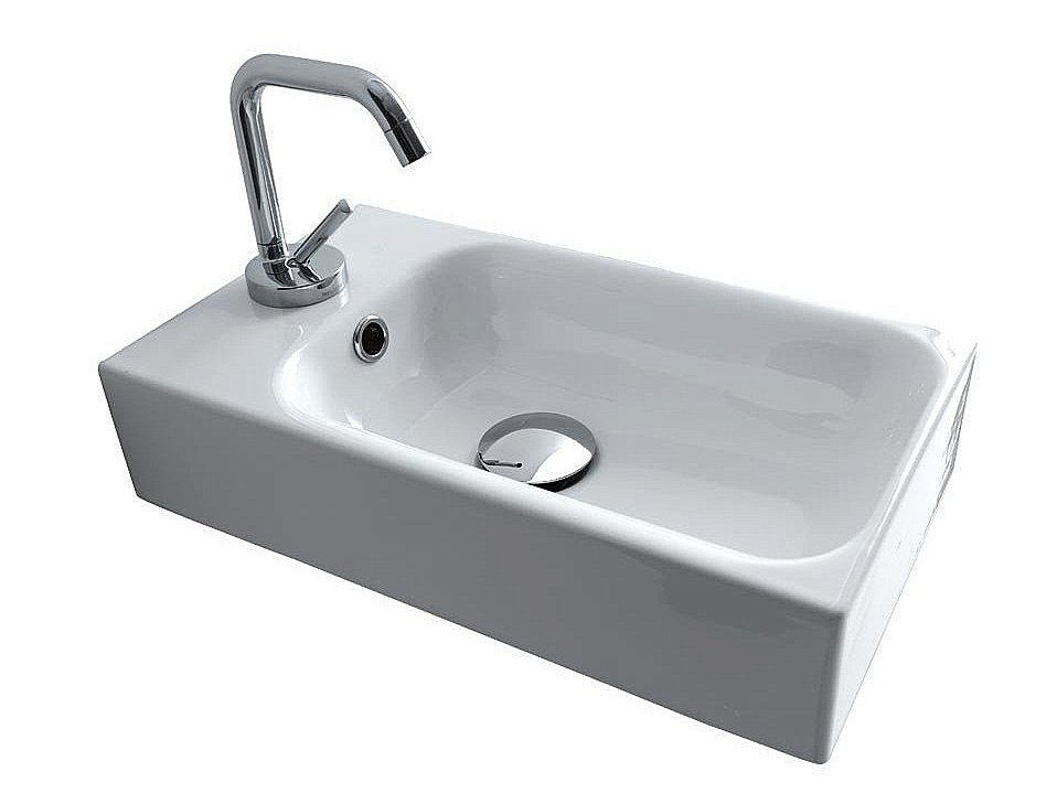 Раковина подвесная Kerasan Cento 45 белая купить в интернет-магазине Sanbest