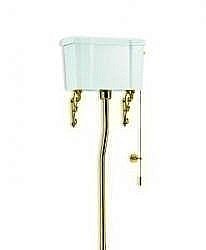 Бачок для унитаза Burlington C5 GOL фурнитура золото купить в интернет-магазине сантехники Sanbest