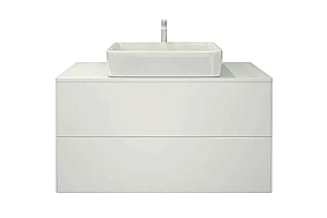 Тумба с раковиной Orange Otto Ot-100TuMDF 100 белая для ванной в интернет-магазине Sanbest