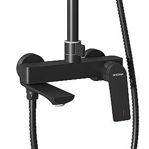 Душевая система Grossman Cosmo 500.K35.02.210 черный матовый купить в интернет-магазине сантехники Sanbest