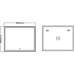 Зеркало Mixline Минио 545277 100 в ванную от интернет-магазине сантехники Sanbest