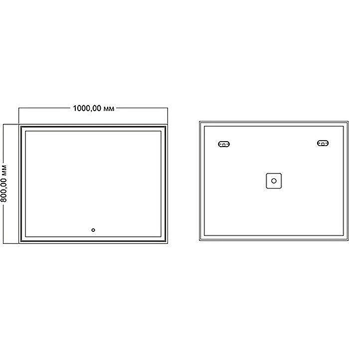 Зеркало Mixline Минио 545277 100 в ванную от интернет-магазине сантехники Sanbest