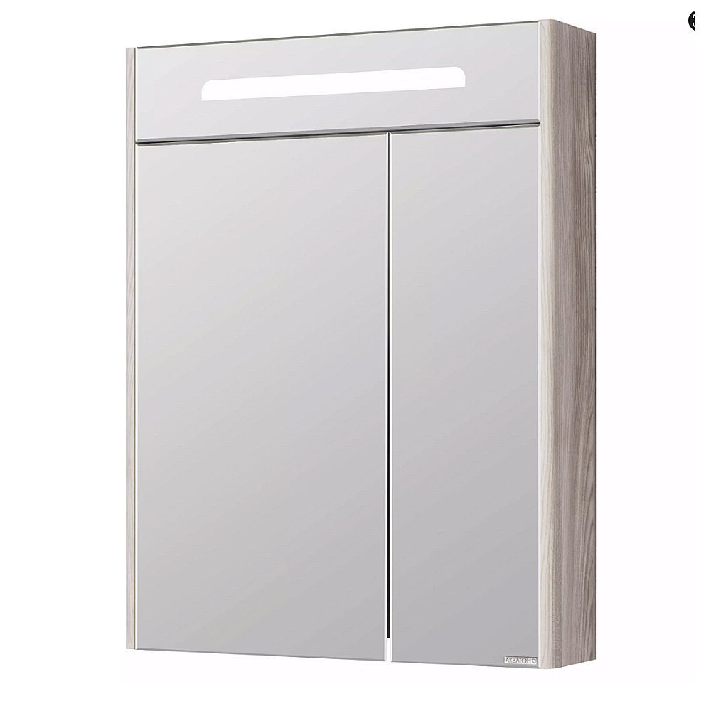 Зеркальный шкаф Акватон Сильва 60 дуб фьорд купить в интернет-магазине сантехники Sanbest