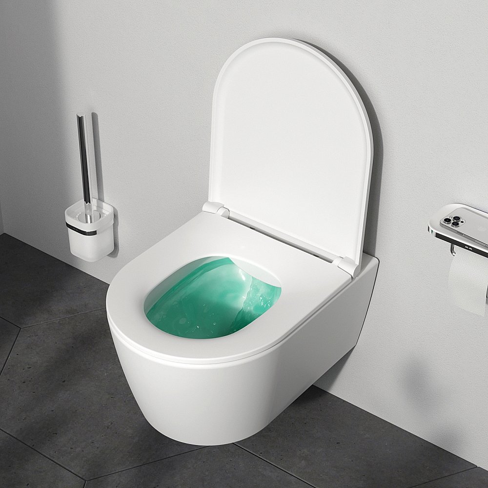 Унитаз подвесной AM.PM Func C8F1700MWSC белый матовый, безободковый купить в интернет-магазине Sanbest