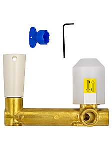 Смеситель для раковины встраиваемый WONZON & WOGHAND SHARK, Хром (WW-481701-CR) купить в интернет-магазине сантехники Sanbest