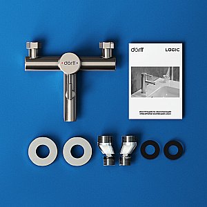 Смеситель для ванны Dorff Logic D3010000SS сталь купить в интернет-магазине сантехники Sanbest