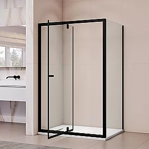 Душевой уголок RGW Passage PA-44B (PA-02B + Z-050-1B) 41084410-014 120x100 стекло прозрачное/профиль черный купить в интернет-магазине Sanbest