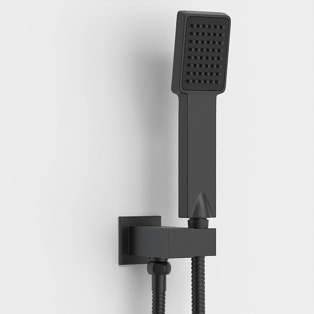 Душевая система Berges VENTAS 73006 черная матовая купить в интернет-магазине сантехники Sanbest