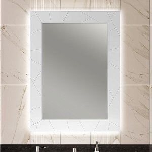 Зеркало Опадирис ЛУИДЖИ 00-00006551 70 белый матовый в ванную от интернет-магазине сантехники Sanbest