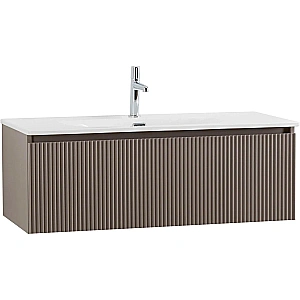Тумба для раковины Belbagno UNO 100 UNO-1000-1C-SO-СO+BB-8099-100 бежевая матовая для ванной в интернет-магазине Sanbest